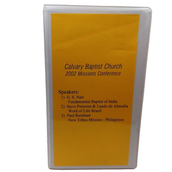 Derby Kansas Calvary Baptist Church 2002 Missions Conference Audio Cassettes - Picture 1 of 5